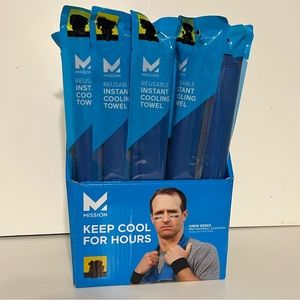 Mission reusable instant cooling towel